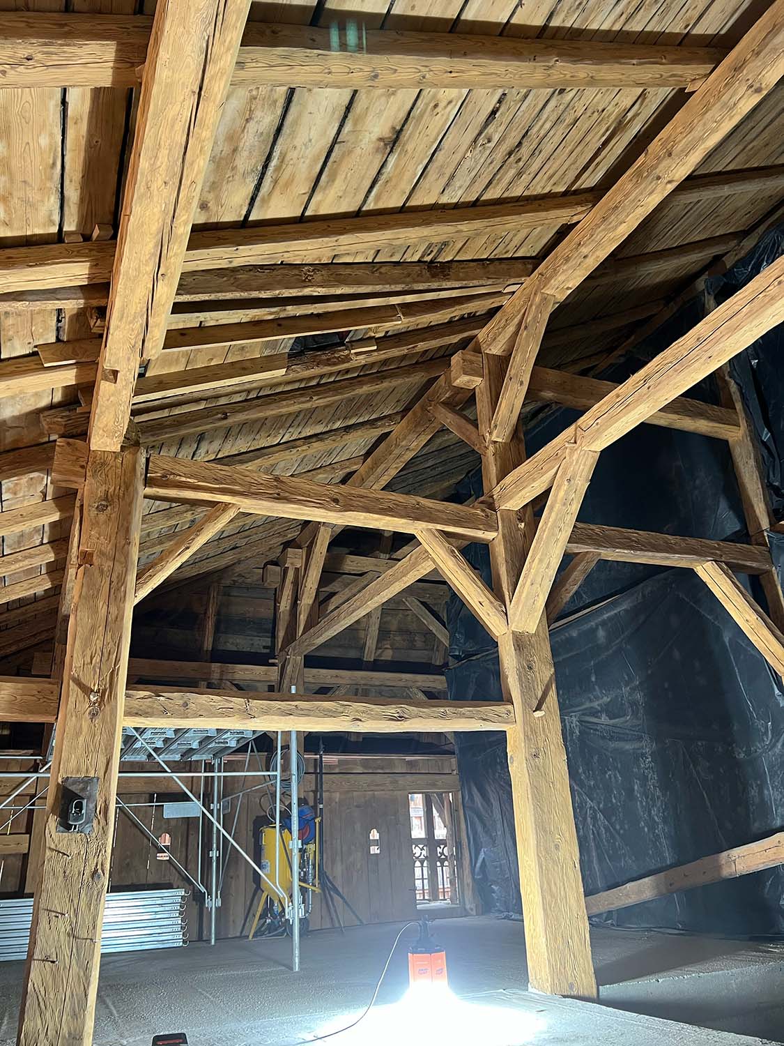 Rénovation corp de ferme à Morzine